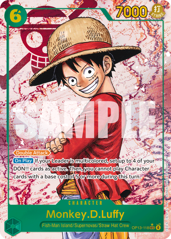 Monkey.D.Luffy (OP13-118_p1) — Alt Art