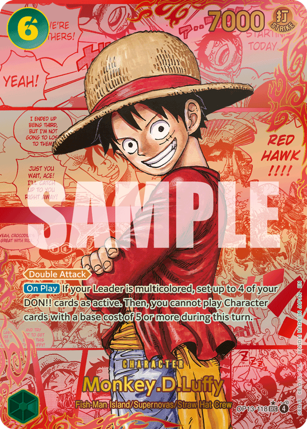Monkey.D.Luffy (OP13-118_p3) — Alt Art