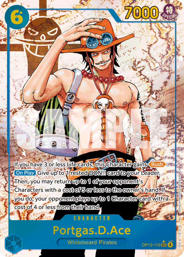Portgas.D.Ace (OP13-119_p1) — Alt Art