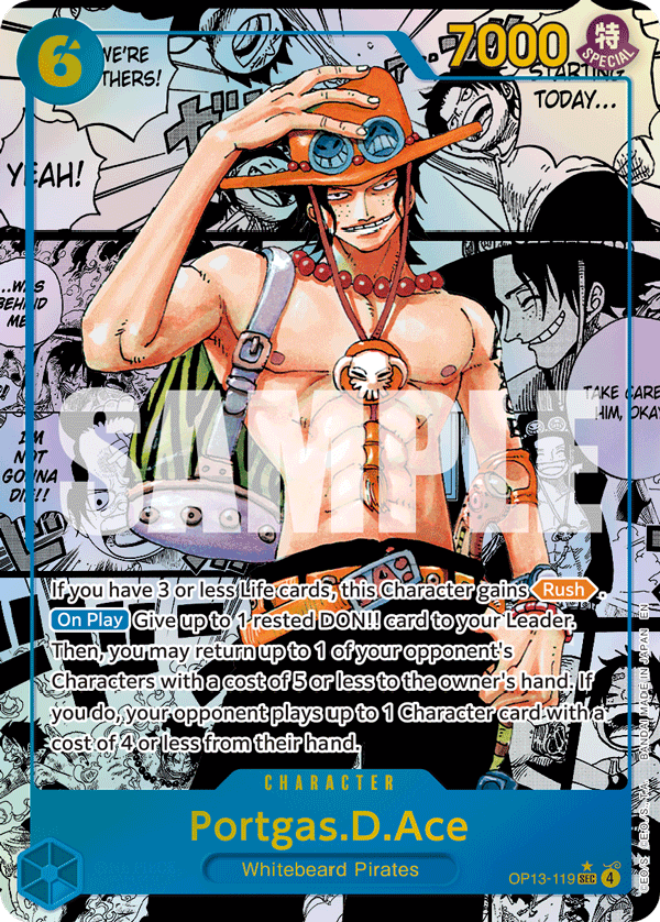 Portgas.D.Ace (OP13-119_p2) — Alt Art