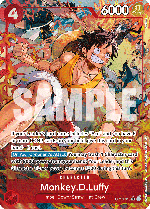 Monkey.D.Luffy (OP16-015_p1) — Alt Art