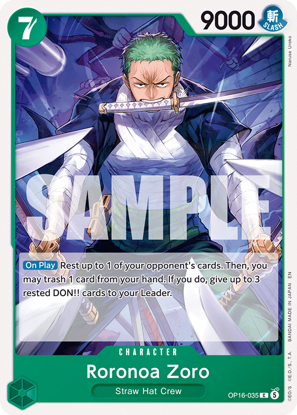 Roronoa Zoro (OP16-035)