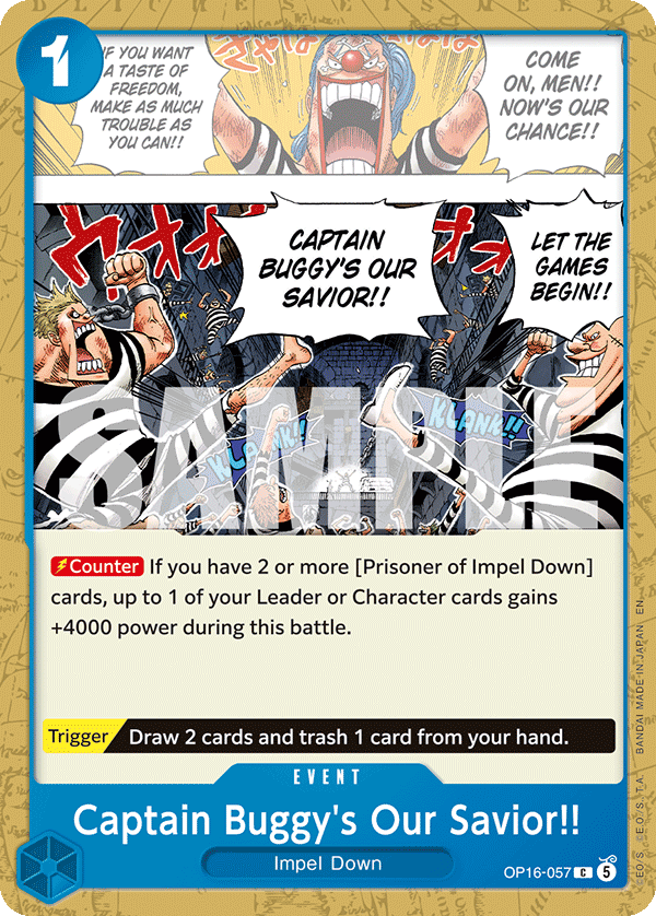 Captain Buggy's Our Savior!! (OP16-057)