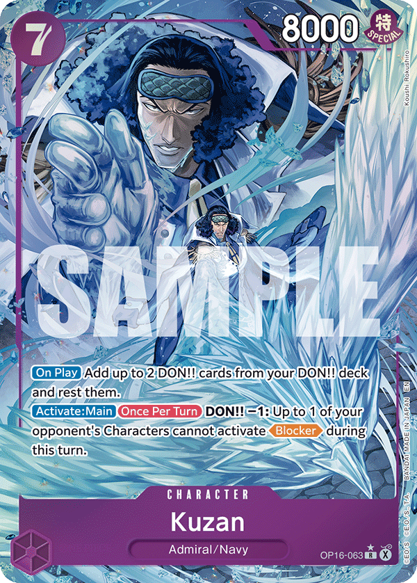 Kuzan (OP16-063_p1) — Alt Art