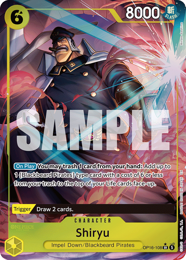 Shiryu (OP16-108_p1) — Alt Art