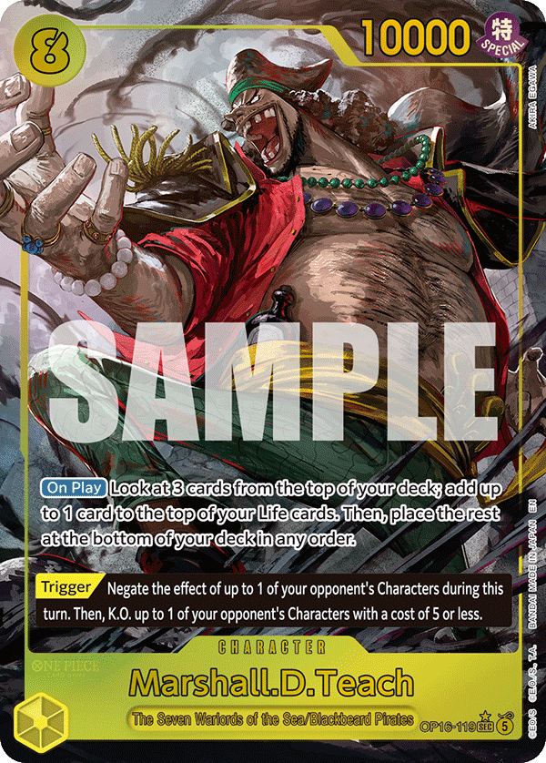 Marshall.D.Teach (OP16-119_p1) — Alt Art