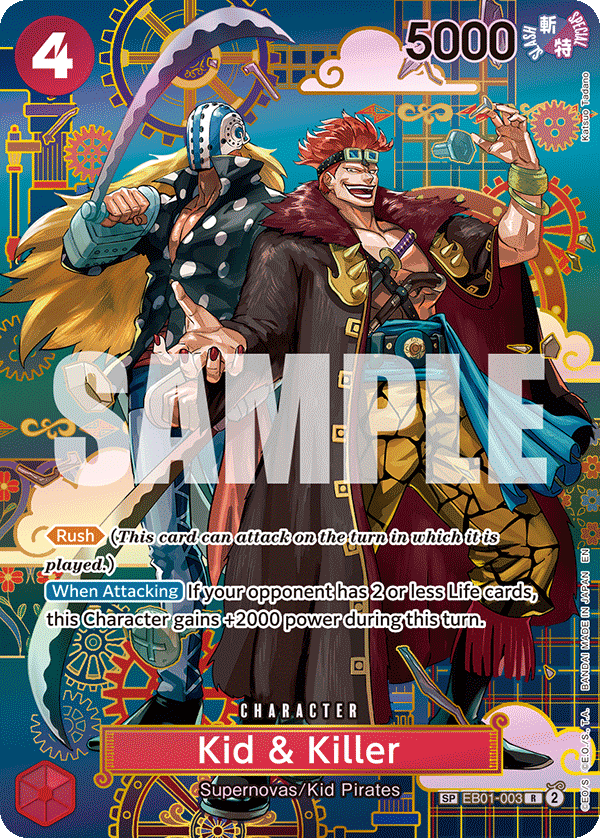 Kid &amp; Killer (OP14-EB04 EB01-003_p5) — Alt Art
