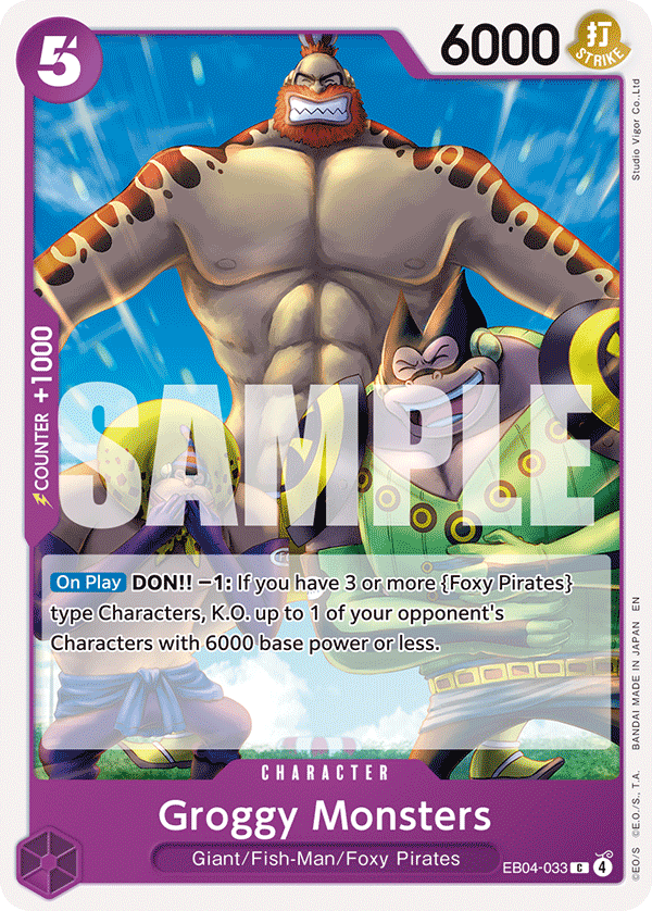 Groggy Monsters (OP14-EB04 EB04-033)