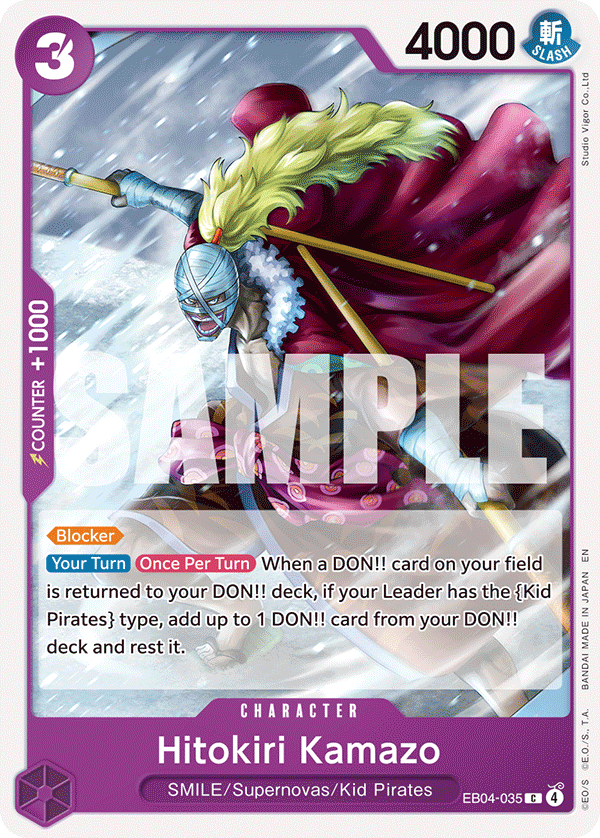 Hitokiri Kamazo (OP14-EB04 EB04-035)