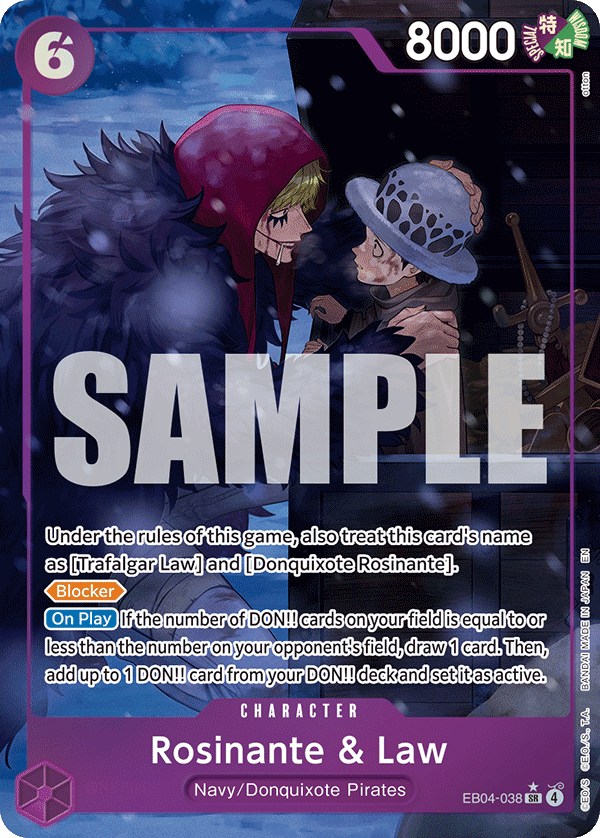 Rosinante &amp; Law (OP14-EB04 EB04-038_p1) — Alt Art