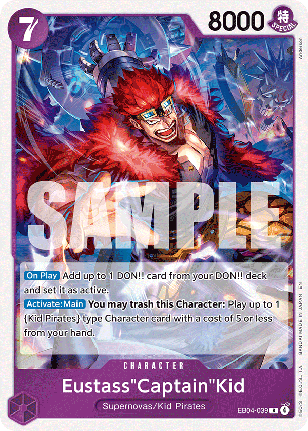 Eustass"Captain"Kid (OP14-EB04 EB04-039)