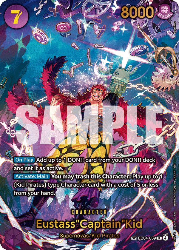 Eustass"Captain"Kid (OP14-EB04 EB04-039_p1) — Alt Art