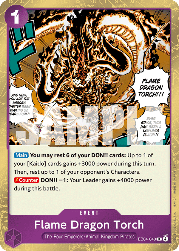 Flame Dragon Torch (OP14-EB04 EB04-040)