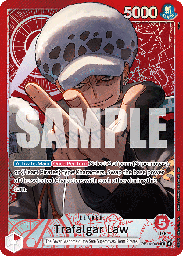 Trafalgar Law (OP14-EB04 OP14-001_p1) — Alt Art