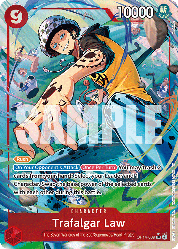Trafalgar Law (OP14-EB04 OP14-009_p1) — Alt Art