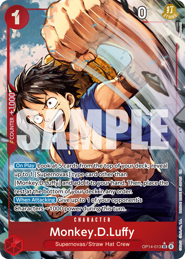 Monkey.D.Luffy (OP14-EB04 OP14-013_p1) — Alt Art