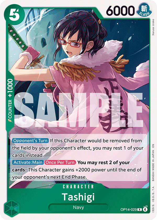 Tashigi (OP14-EB04 OP14-029)