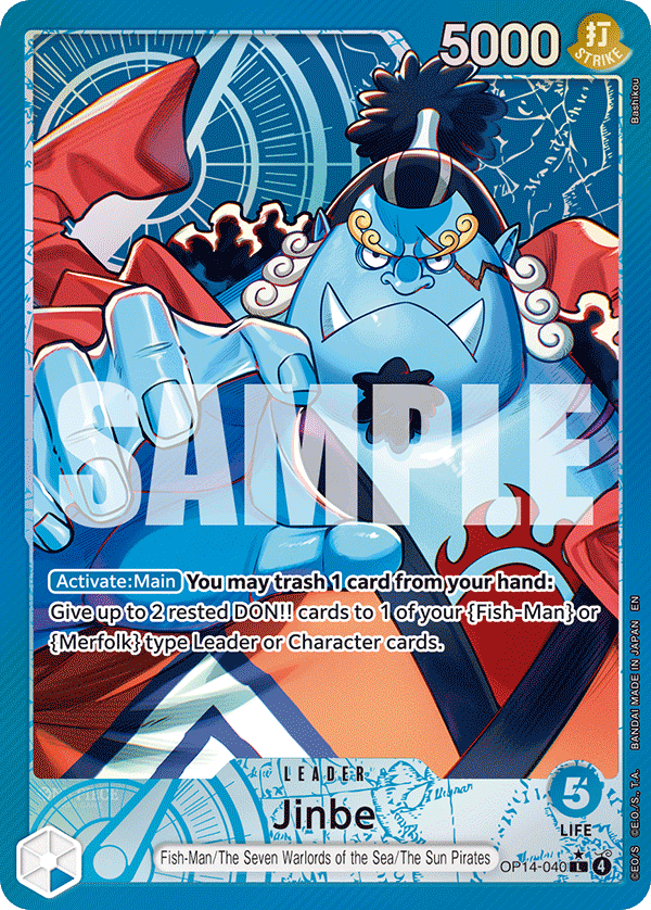 Jinbe (OP14-EB04 OP14-040_p1) — Alt Art