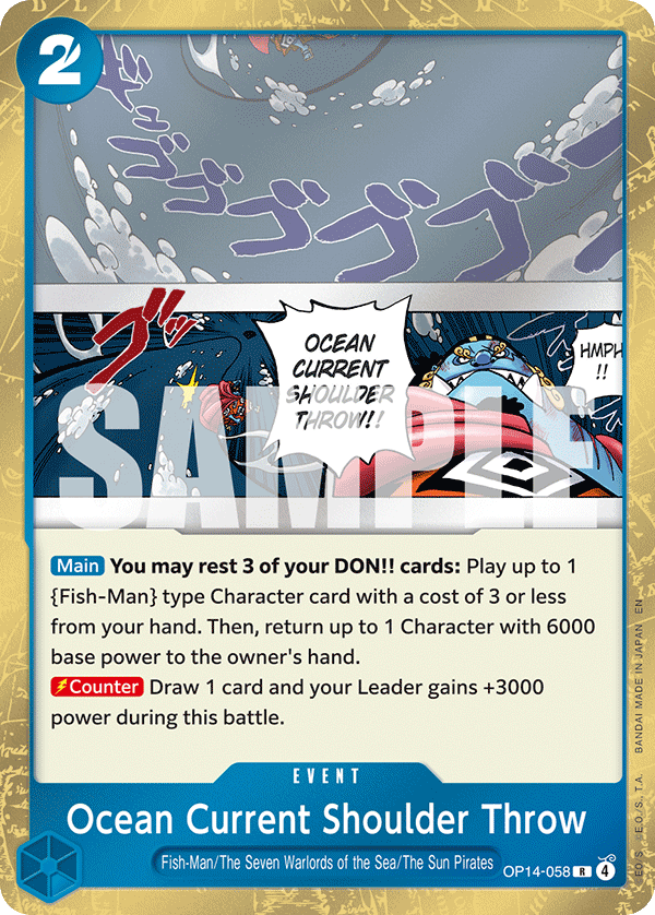 Ocean Current Shoulder Throw (OP14-EB04 OP14-058)