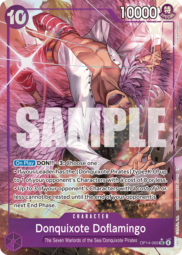 Donquixote Doflamingo (OP14-EB04 OP14-069_p1) — Alt Art