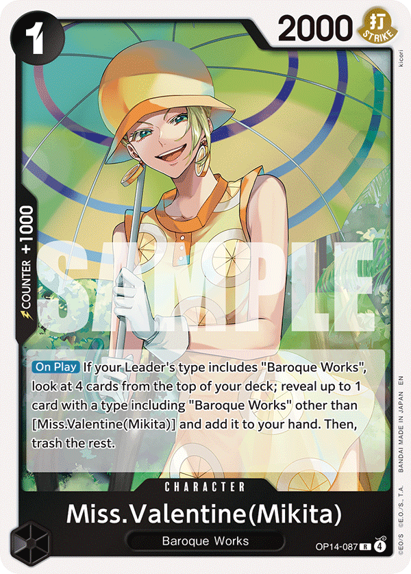 Miss.Valentine(Mikita) (OP14-EB04 OP14-087)