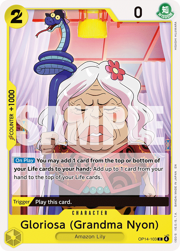 Gloriosa (Grandma Nyon) (OP14-EB04 OP14-103)