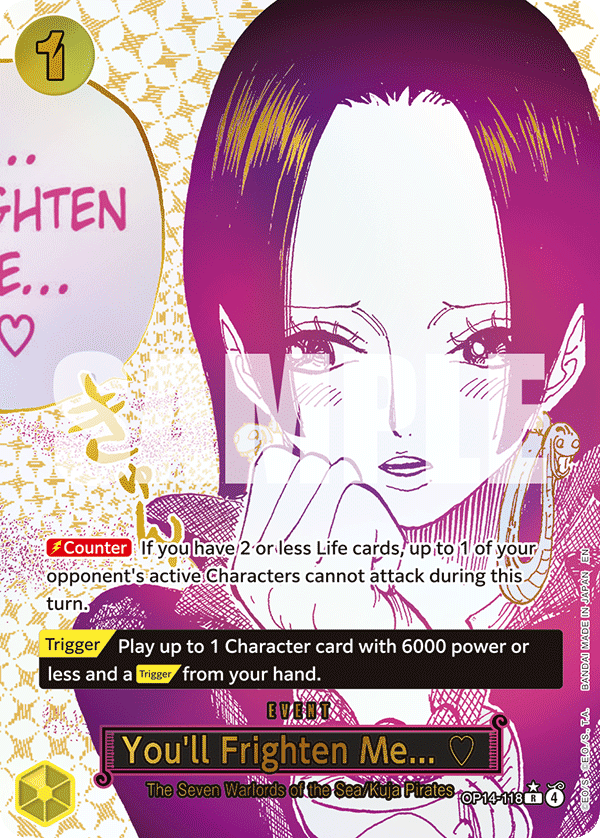 You'll Frighten Me... ♡ (OP14-EB04 OP14-118_p1) — Alt Art