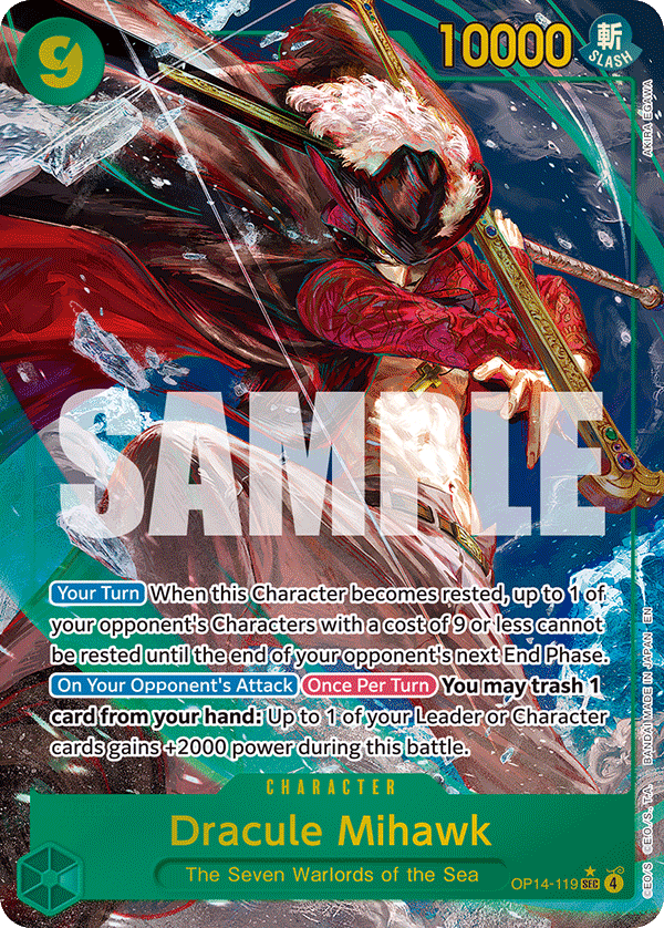 Dracule Mihawk (OP14-EB04 OP14-119_p1) — Alt Art