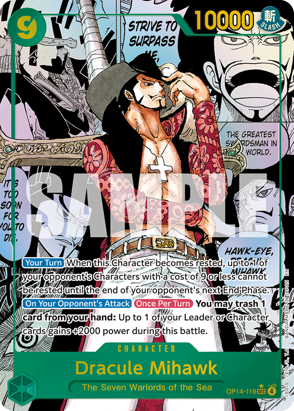 Dracule Mihawk (OP14-EB04 OP14-119_p2) — Alt Art