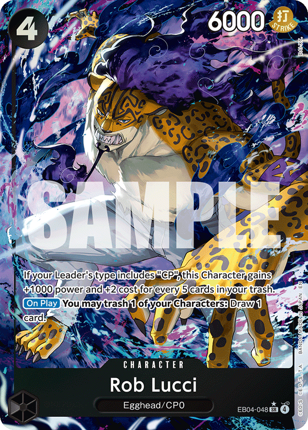 Rob Lucci (OP15-EB04 EB04-048_p1) — Alt Art