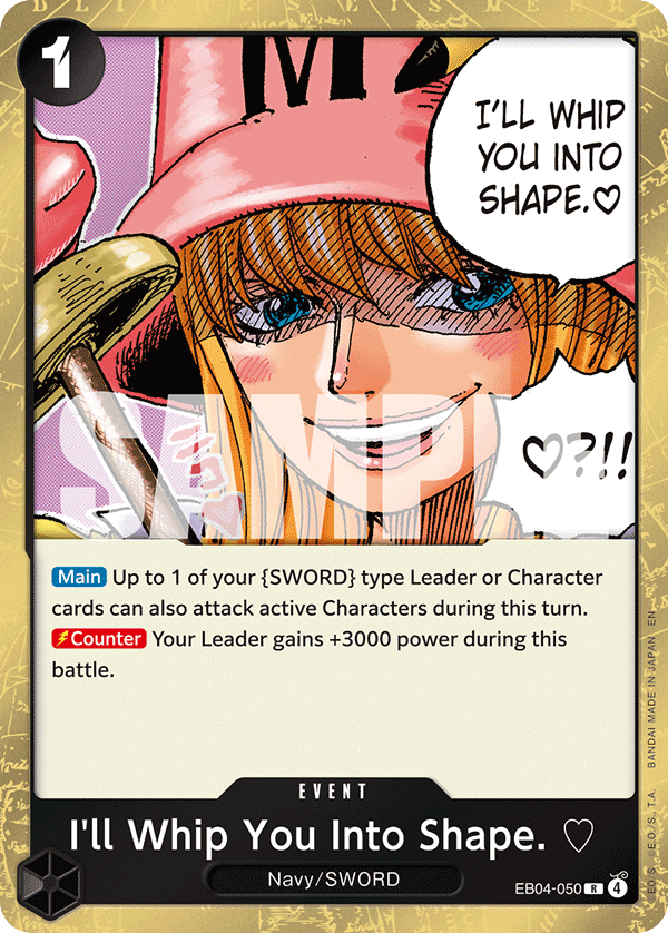 I'll Whip You Into Shape. ♡ (OP15-EB04 EB04-050)