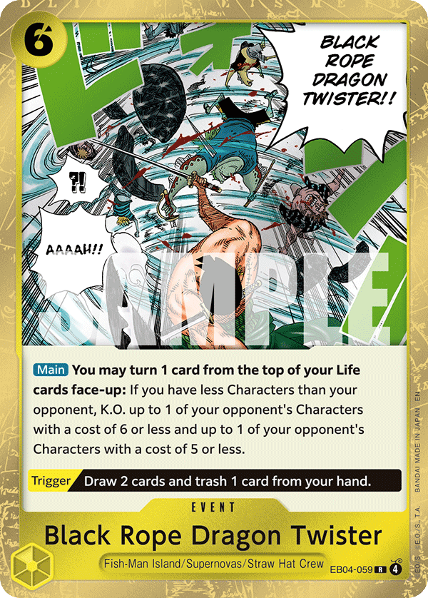 Black Rope Dragon Twister (OP15-EB04 EB04-059)