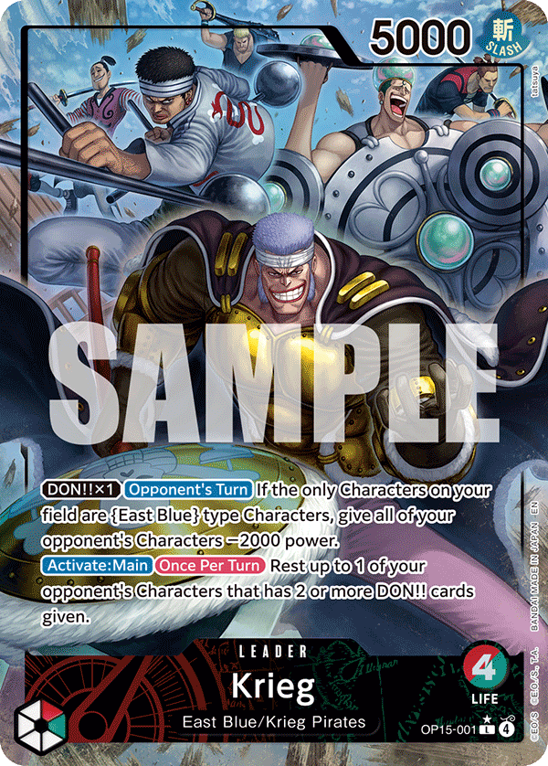 Krieg (OP15-EB04 OP15-001_p1) — Alt Art