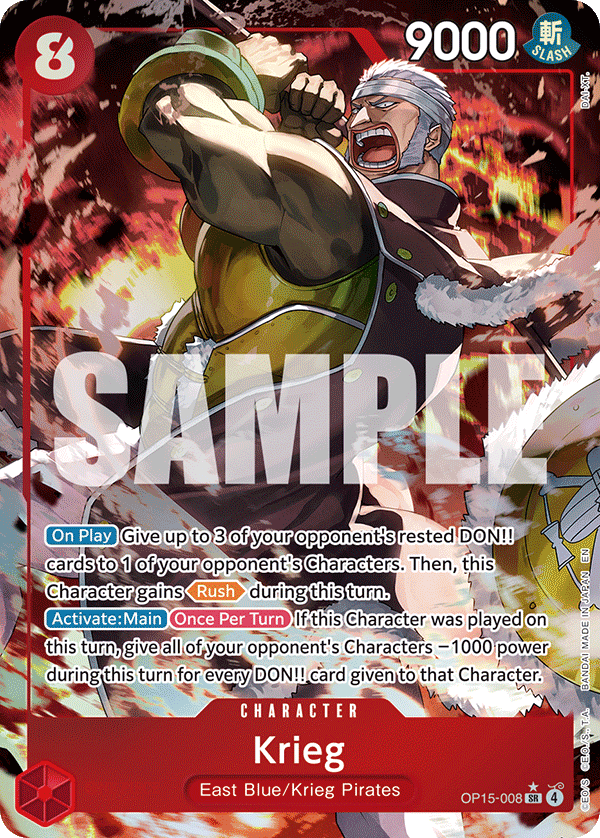 Krieg (OP15-EB04 OP15-008_p1) — Alt Art