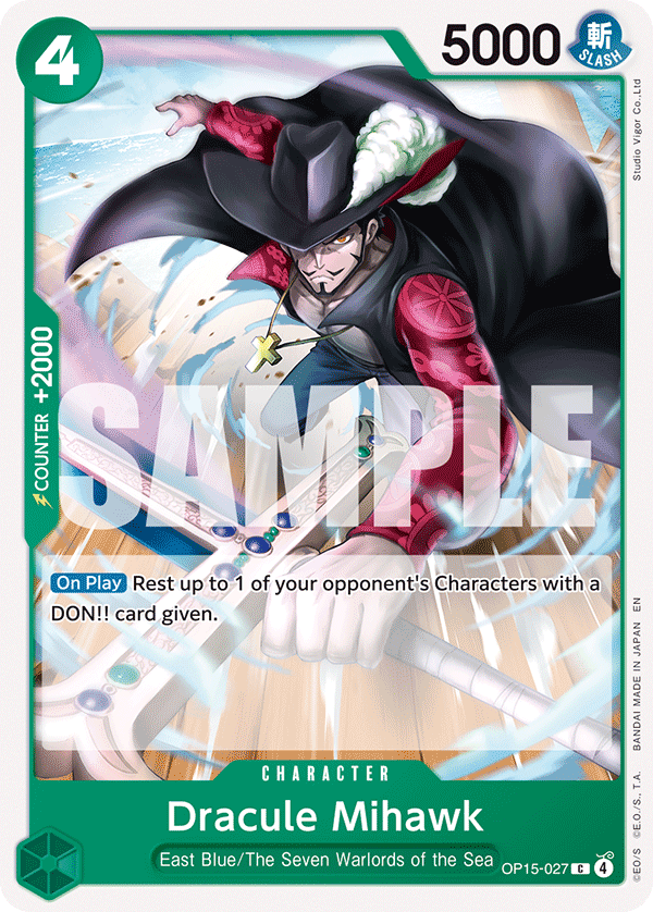 Dracule Mihawk (OP15-EB04 OP15-027)