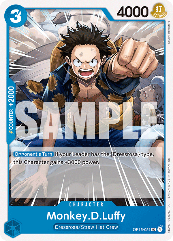 Monkey.D.Luffy (OP15-EB04 OP15-051)