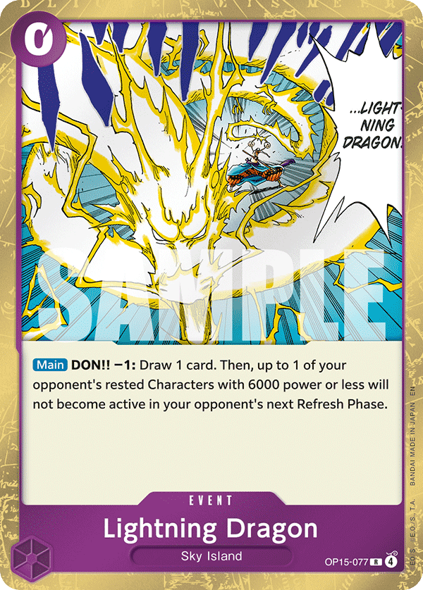 Lightning Dragon (OP15-EB04 OP15-077)