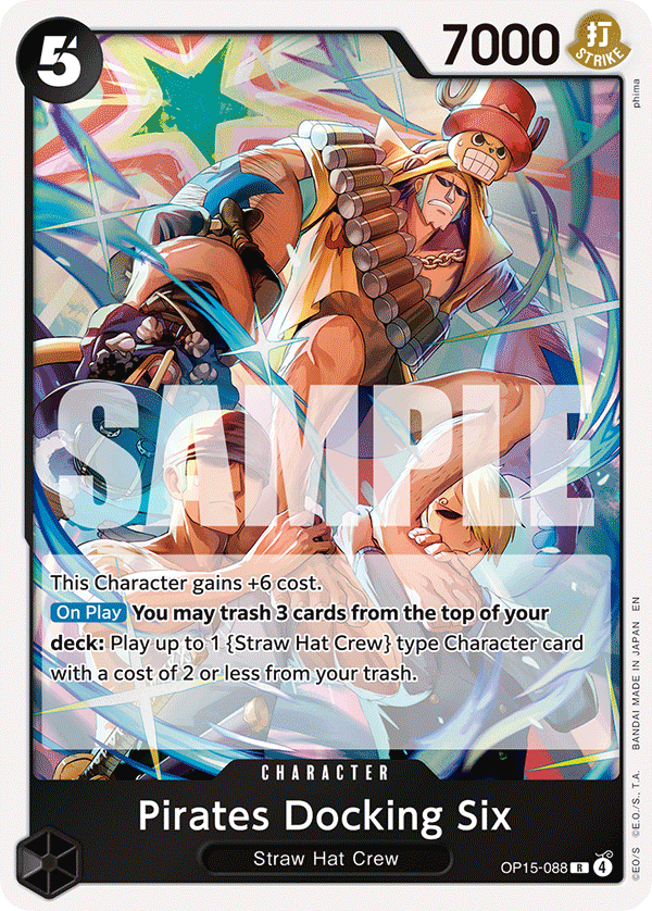 Pirates Docking Six (OP15-EB04 OP15-088)