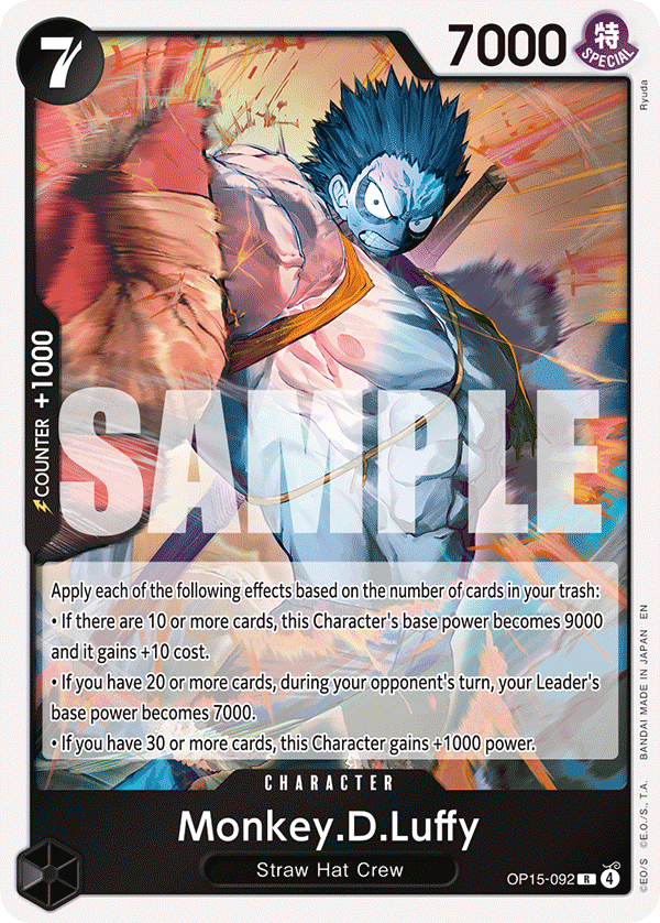 Monkey.D.Luffy (OP15-EB04 OP15-092)
