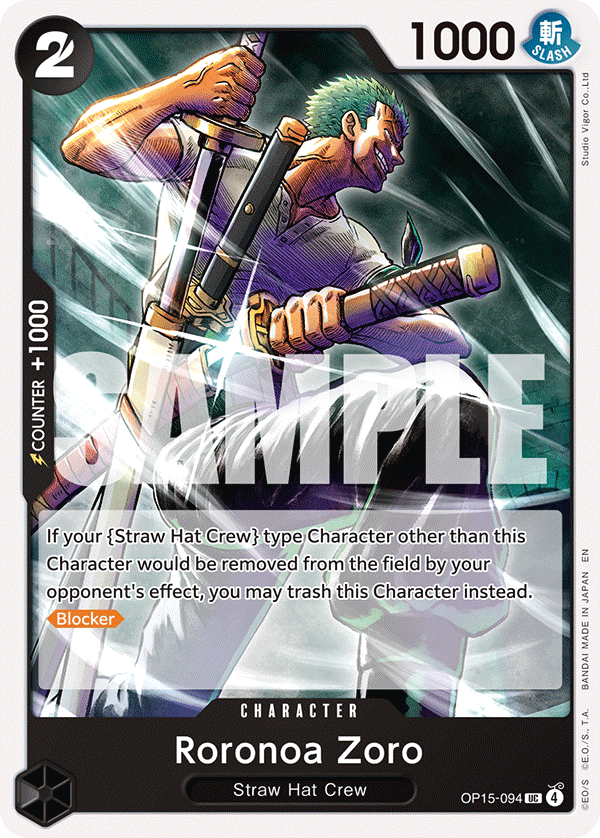 Roronoa Zoro (OP15-EB04 OP15-094)