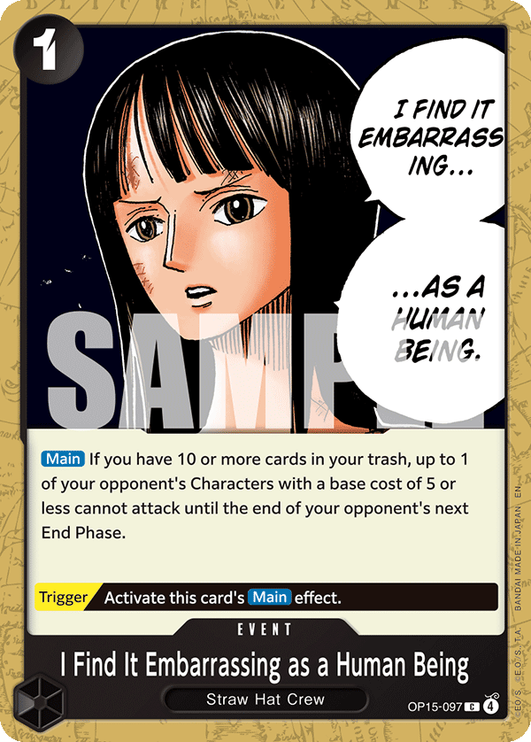 I Find It Embarrassing as a Human Being (OP15-EB04 OP15-097)