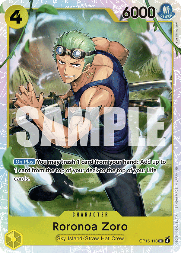 Roronoa Zoro (OP15-EB04 OP15-113)