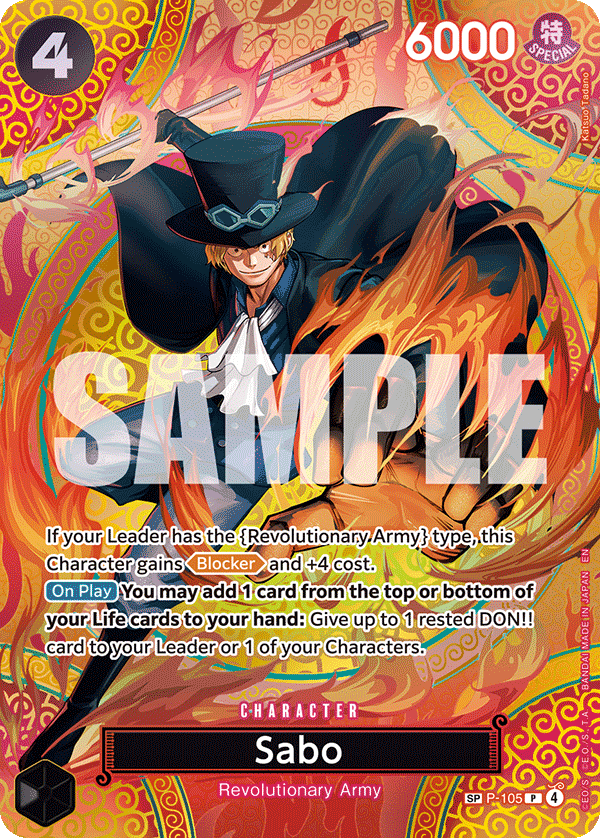 Sabo (OP15-EB04 P-105_p1) — Alt Art