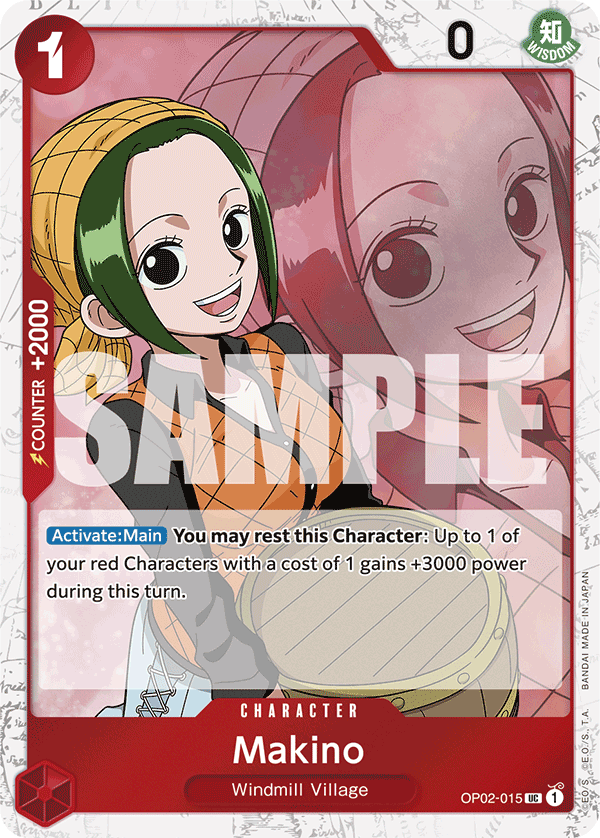 Makino (PRB-01 OP02-015_p3) — Alt Art