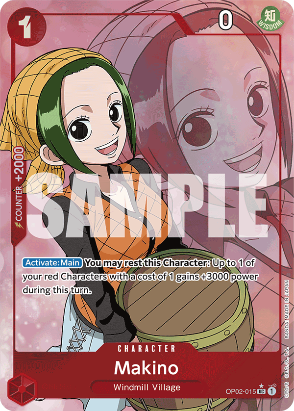 Makino (PRB-01 OP02-015_p4) — Alt Art