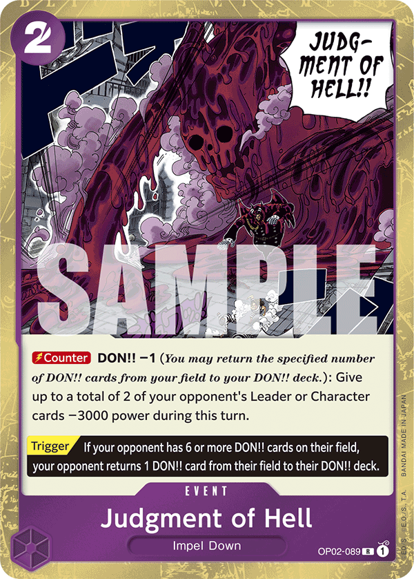 Judgment of Hell (PRB-01 OP02-089_p2) — Alt Art