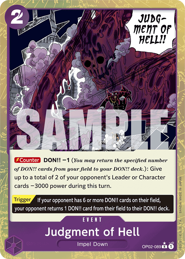 Judgment of Hell (PRB-01 OP02-089_p3) — Alt Art