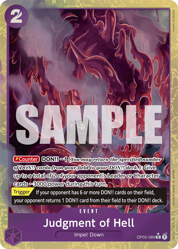Judgment of Hell (PRB-01 OP02-089_p4) — Alt Art