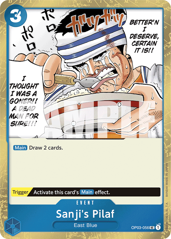 Sanji's Pilaf (PRB-01 OP03-056_p2) — Alt Art