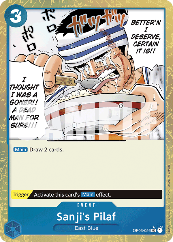 Sanji's Pilaf (PRB-01 OP03-056_p3) — Alt Art